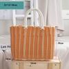 Cesta de Almacenamiento de Mimbre Tejido para Picnic, Empaque de Frutas y Verduras para el Hogar, PE