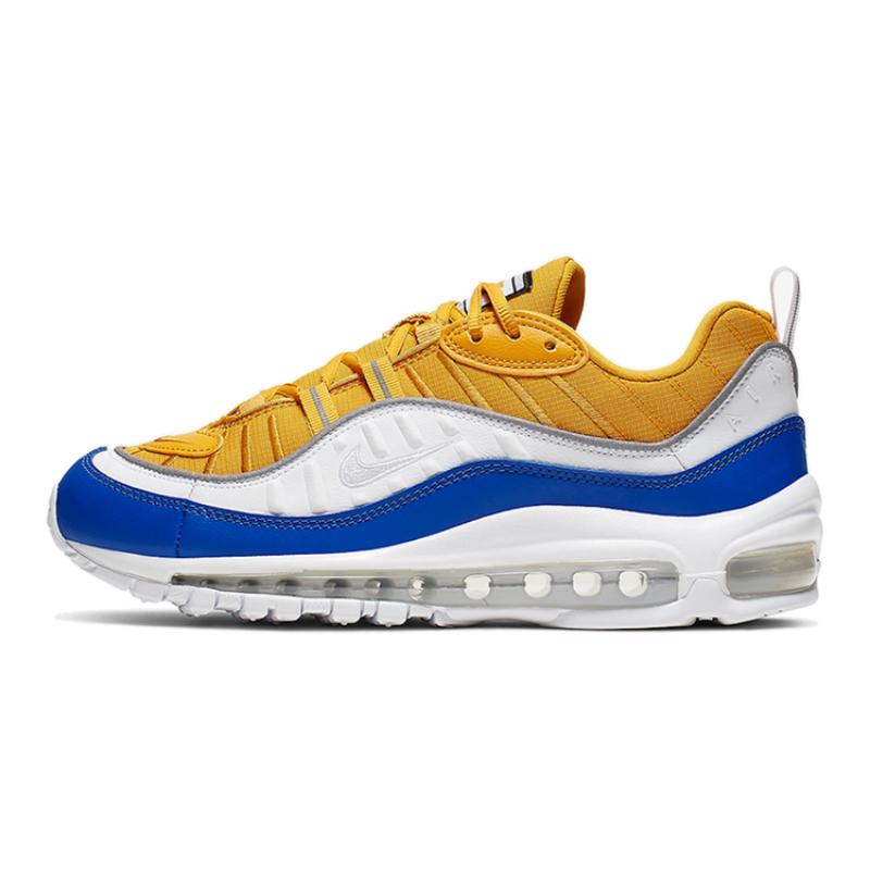 

Nike Air Max 98 Se Yellow Royal Women s Sneakers Casual Shoes AT6640-700 35.5