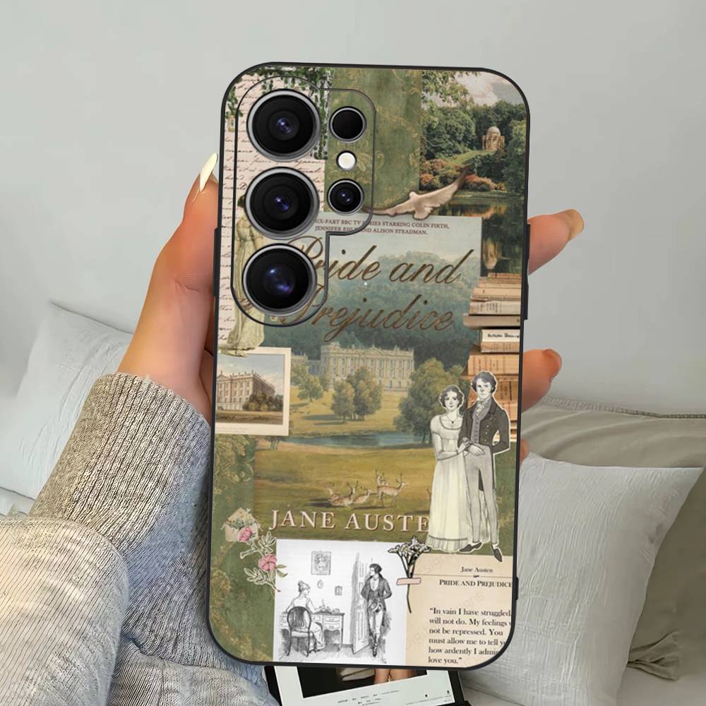 Pride And Prejudice Jane Austen Phone Case For Samsung S 24 Fe 25 Ultra Plus 20 Lite 21 30 22 23 24 22 Ultra 5G Fundas