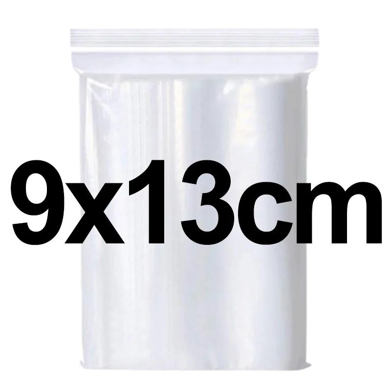 Transparente Zip-Verschlussbeutel Plastik Vakuum Aufbewahrungsbeutel für Kleinschmuck Küche Lebensmittelverpackung Wiederverschließbarer Heimverschlussbeutel