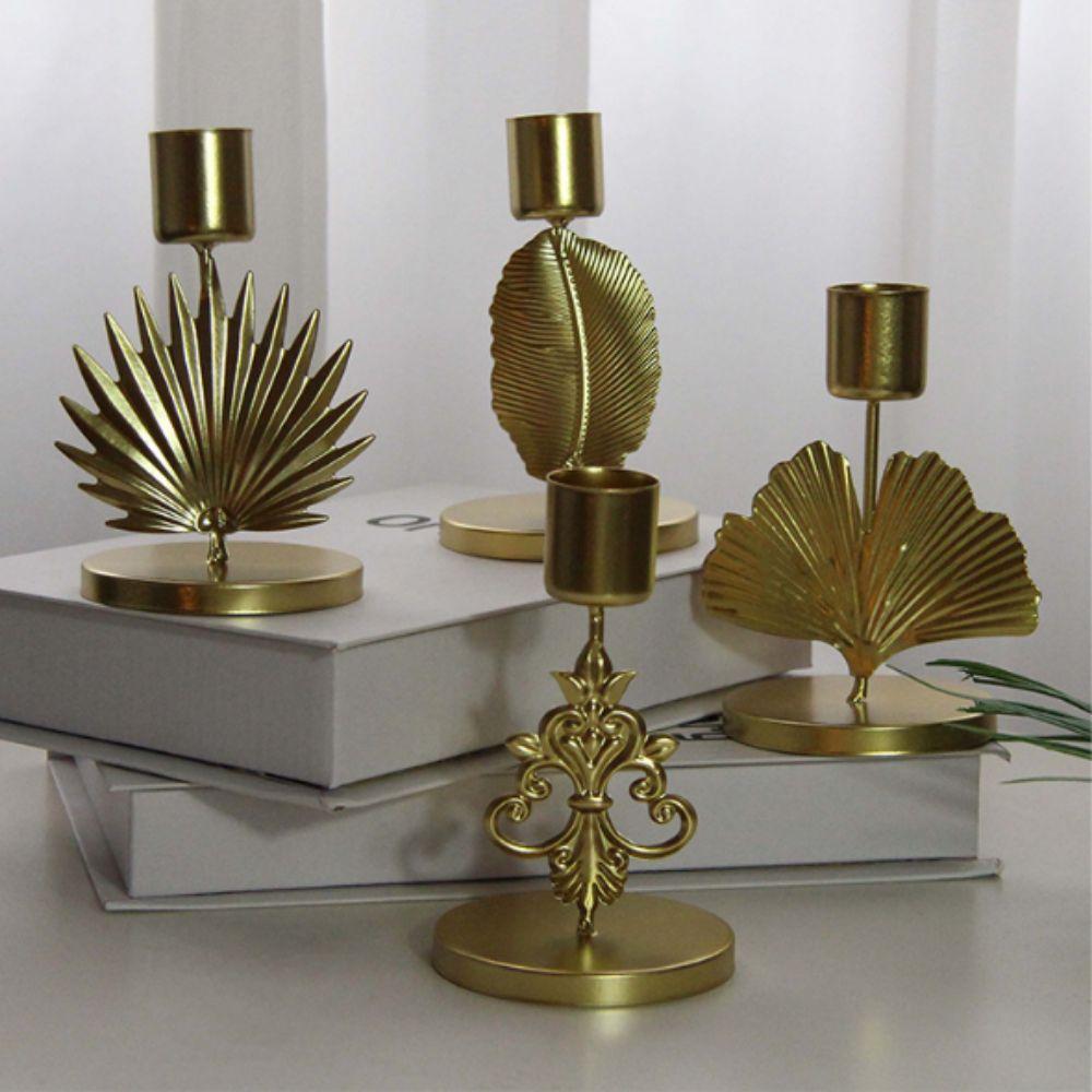 Exquisite Iron Candle Holder Essy To Use Desktop Aromatherapy Rack  Festive Atmosphere