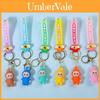 Adorable Cartoon Soft Pvc Sheep Keychain Colorful Cute Keyring Car Bag Ornament