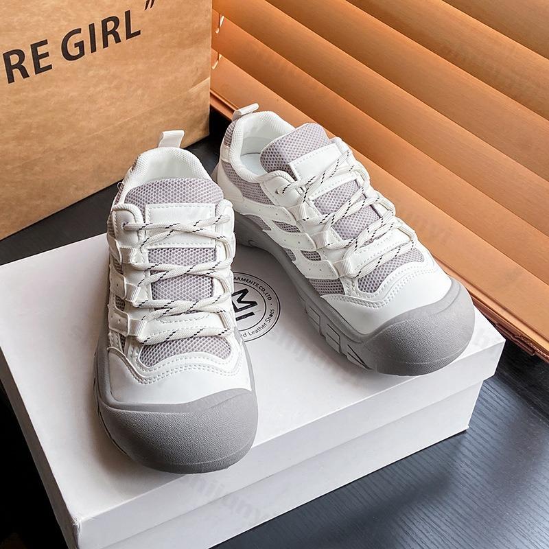 Fashion Autumn Women Breathable Casual Shoes Comfortable Anti Slip Outdoor Sports Shoes Lace Up Platform Leisure Sneakers Zapatos Mujer