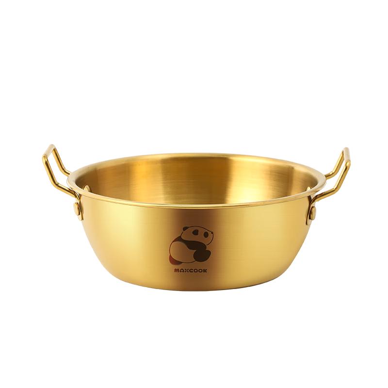 maxcook Миска с ручкой в корейском стиле из нержавеющей стали 304