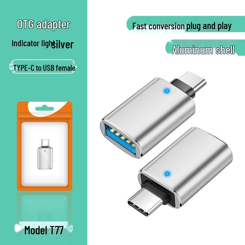 Adaptor OTG USB 3.0 la Type-C pentru telefoane Apple, Huawei, Xiaomi