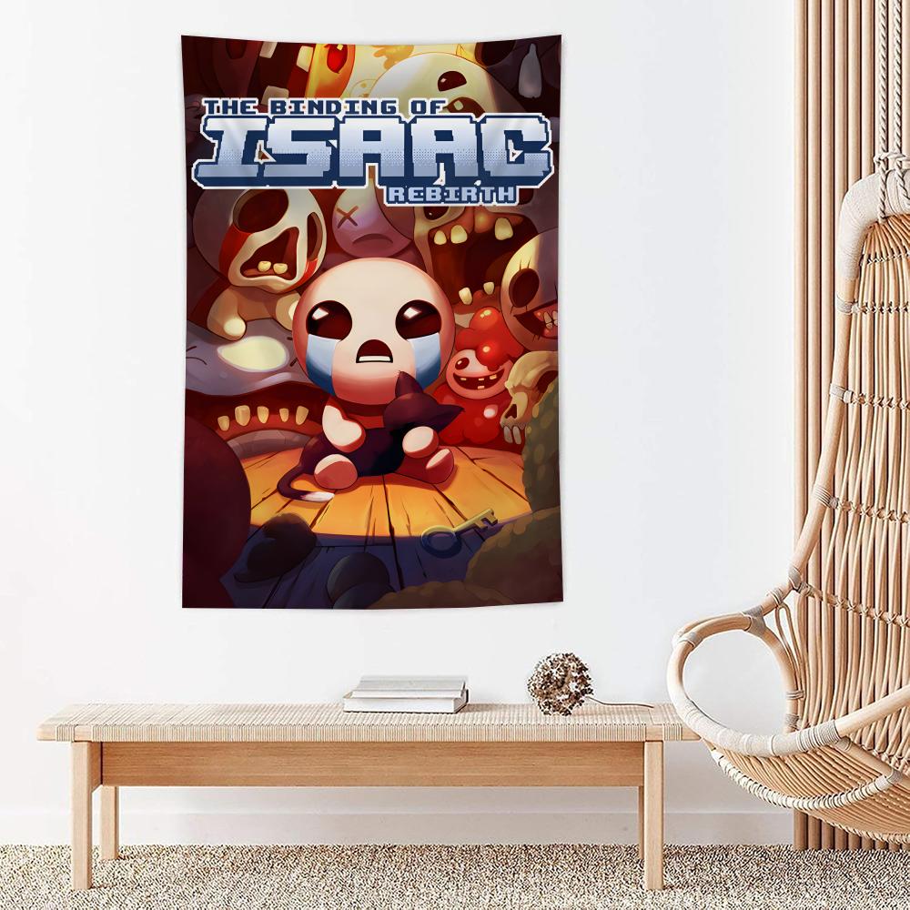 Game The BBinding Of Isaac Tapestry For Bedroom Living Room Outdoor Wall Decor Simple Stylish Art Piece Vertical Design