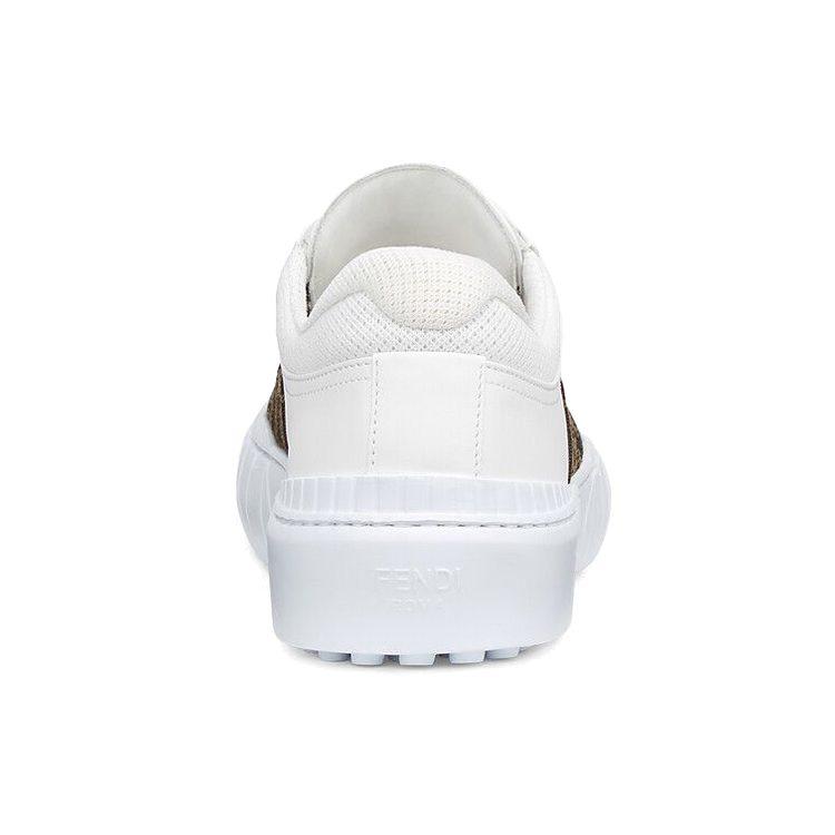 Fendi Force Lace-Up Sneaker 'White Brown' 7E1415AF5CF1DV2