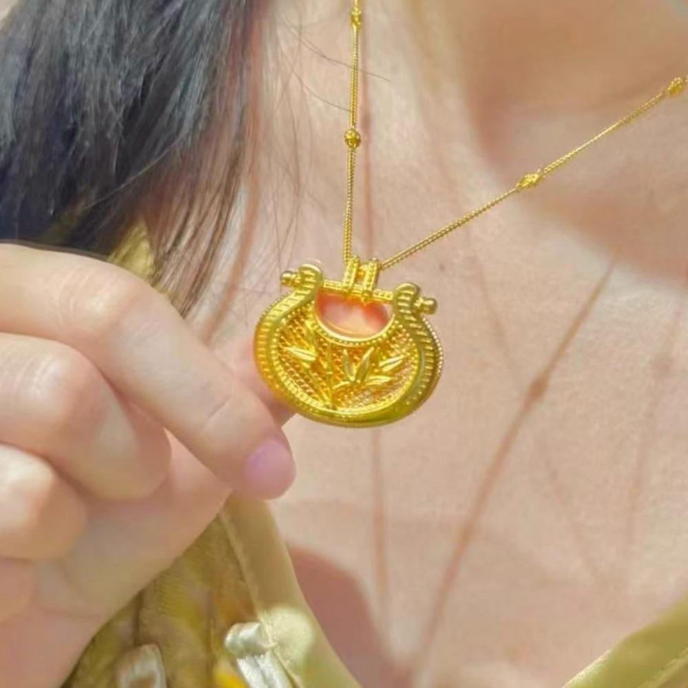 Volledige Diamant Dubbel Kruis Hanger Ketting Dames 2026 Verfijnd Middeleeuws Eenvoudig Veelzijdig Sleutelbeen Ketting Sieraden