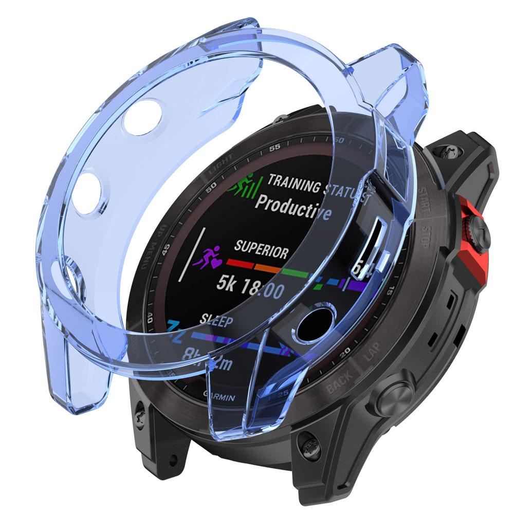 TPU Protective Case For Garmin Fenix 7 7S 7X Pro 6 6S 6X Pro 5X 5 5S Transparent Protector Smartwatch Silicone Bumper Cover