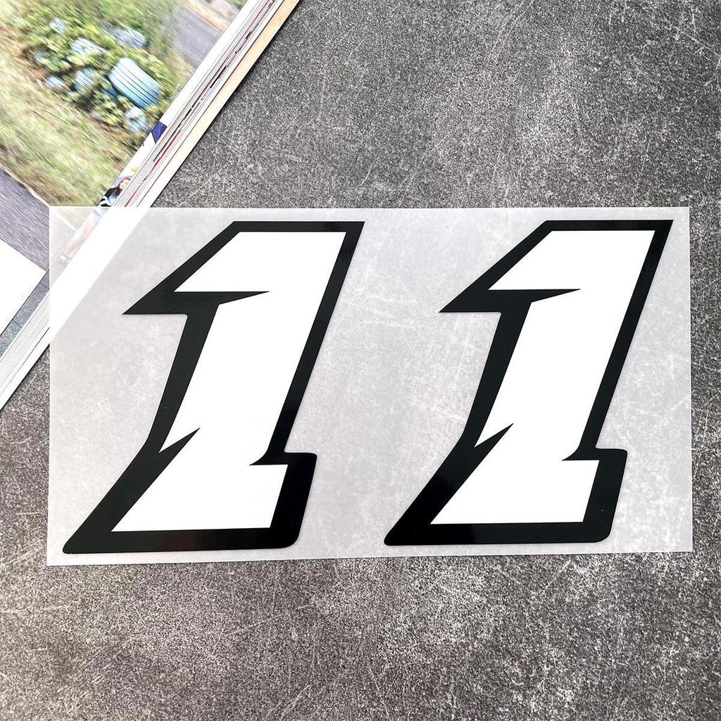 Weiße reflektierende JDM Autoaufkleber wasserdicht DIY dekorative Abdeckung für Motorrad