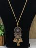 Collana Lunga da Donna Stile Etnico Vintage Catena in Metallo Nappa a Ruota Collana da Donna Quotidiana Vacanza Indossabile Regalo