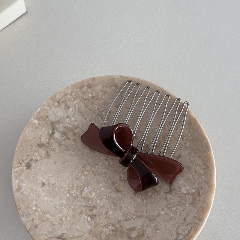 Small Size 7 Teeth Insert Comb Clip Women Hair Styling Hairpins Women Headwear Jewelry Bangs Broken Hair Comb Clip Girls Gifts