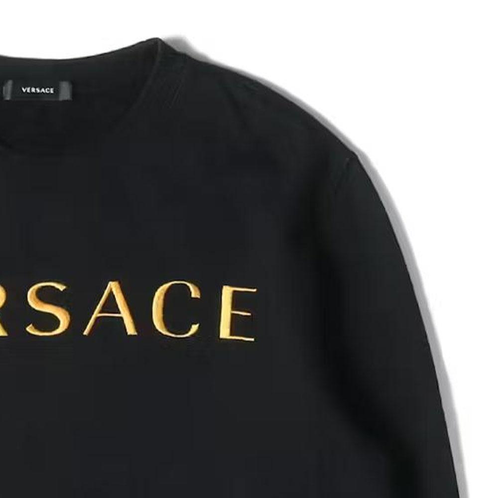 Versace Bluza z haftowanym logo A87019S-A230902-2B150