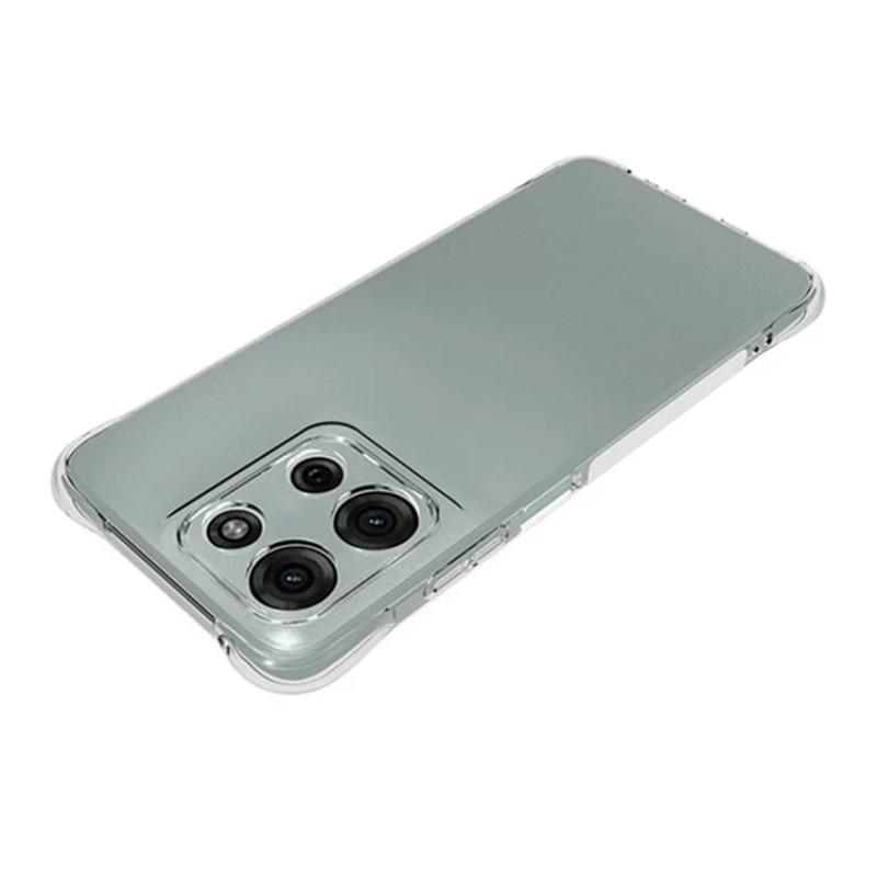 Dla Motoroli Moto G 5G (2025) Przezroczyste etui TPU WANLONFENG Seria TM 2.0mm Pokrowiec na tył telefonu