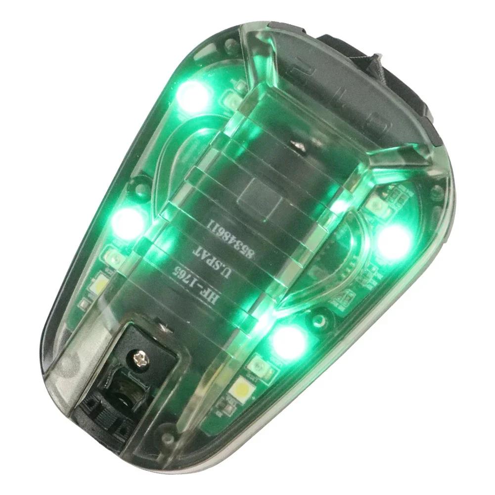 Multifunction Helmet Mount Strobe Light IR Identification Signal Lamp Outdoor Survival Safety Flash Tactical Illumination Device