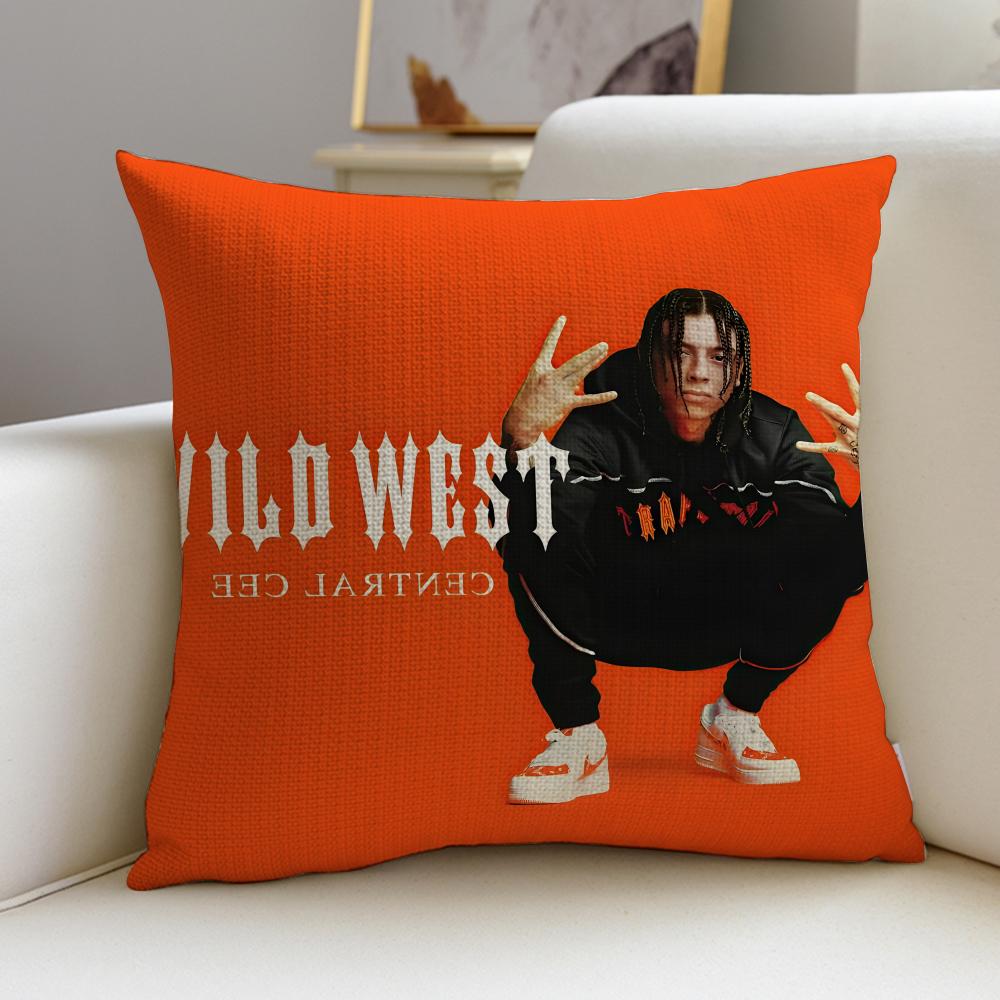 Urban CCentral CeeS Cushion Cover Breathable and Skinfriendly Linen Pillowcase Square Removable and Washable Cushion