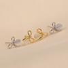Sweet Bow Earrings Niche Design Sense New Year's New Earrings for Women Versatile