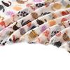 Korean New Long-tail Cat Printed Bali Yarn Long Scarf Spring and Summer Versatile Cotton and Linen Fashion Scarf Travel Thin Shawl
