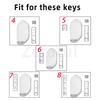 For Kia Picanto Sorento Mq4 Carnival Ka4 Morning K5 Carens  Tpu Car Key Case Cover Auto Shell Fob Holder Bag Accessories