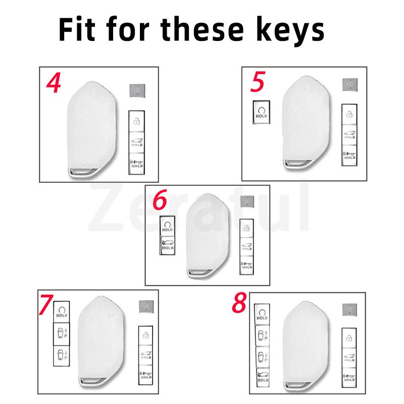 For Kia Picanto Sorento Mq4 Carnival Ka4 Morning K5 Carens Tpu Car Key Case Cover Auto Shell Fob Holder Bag Accessories