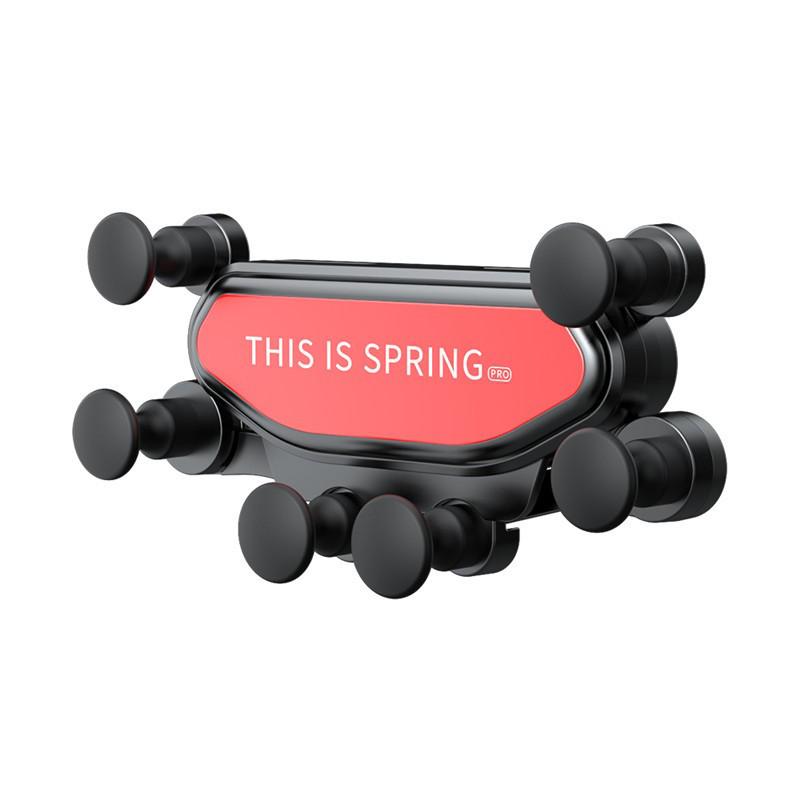 

Gravity Car Phone Holder: Silent Six-Point Retraction, Weight-Reducing, Air Vent Mount for Stable Navigation