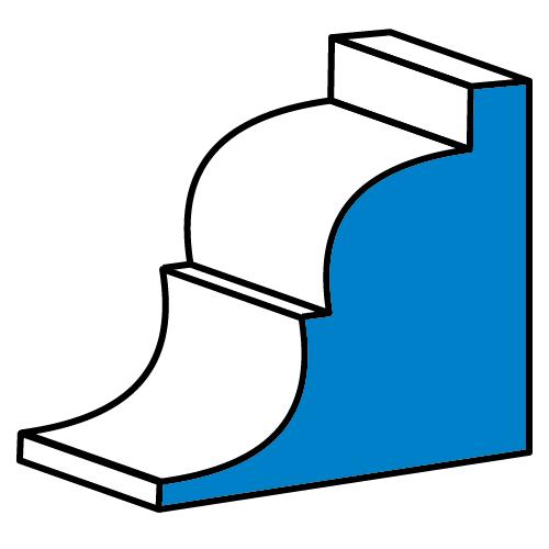 Shaped cutter with bearing, decorative, HM, 31.7 x 12.7 mm, 6 mm shank