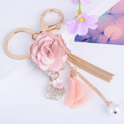 Portachiavi lungo con nappa, portachiavi, portachiavi, borsa da donna, decorazione da appendere