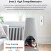 WiFi Temperature Humidity Sensor Smart Hygrometer Thermometer Sensor with APP Remote Monitor and Alert High Precision Indoor Thermometer No Hub Requir