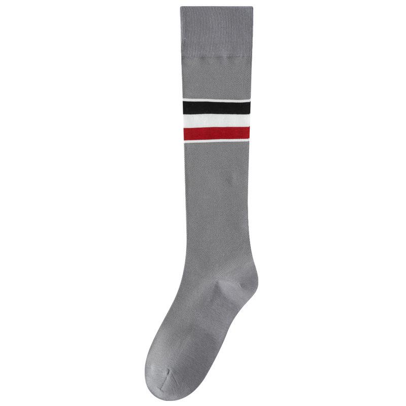Women's Slimming Mid-Calf Black Cotton Compression Socks