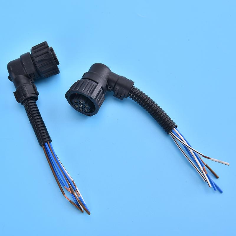 Pin Priză Auto Camion Pentru Conector Lumină Spată Sârmă Priză J6 cu 7 găuri