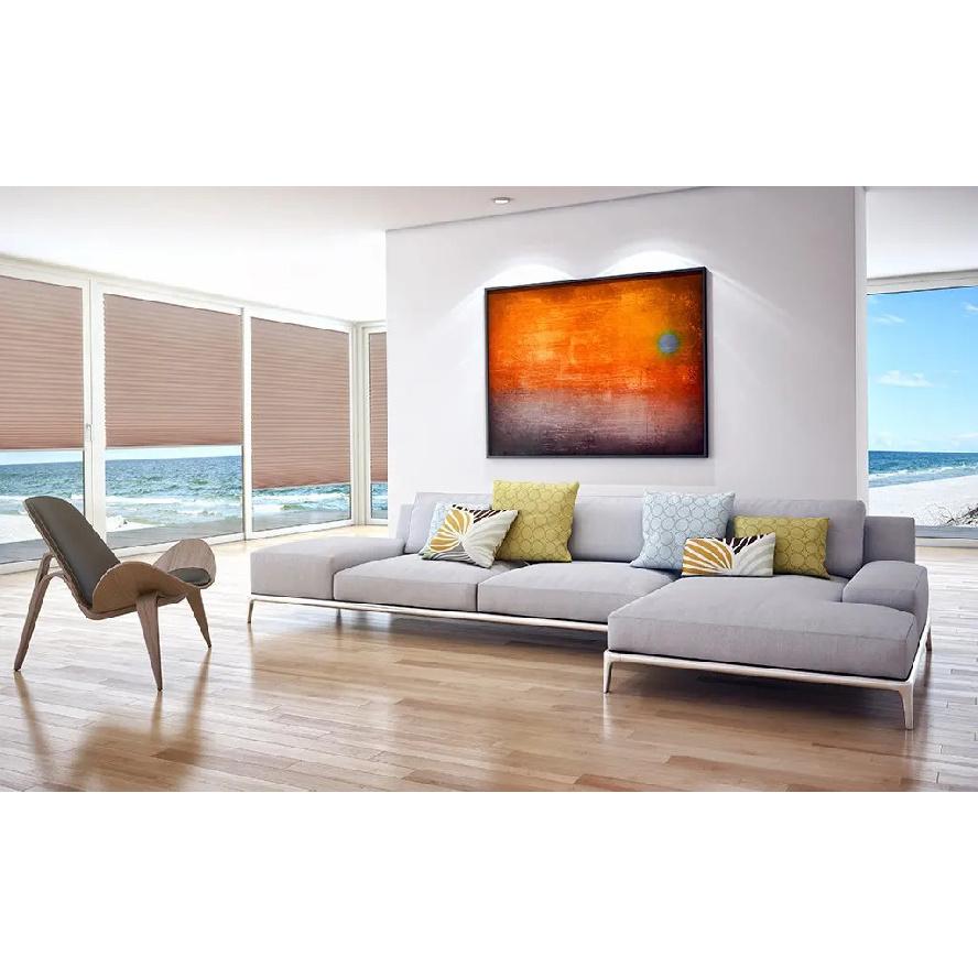 Dropshipping House Apartment Use White Blinds Adhesive Pleated Blinds Shades Window Door To Protect From Sun