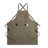 1PC Men's Apron Water-repellent Fabric Canvas Apron Chef Work Apron Suitable for BBQ Restaurant Bar Shop Cafe Studio Uniform