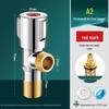 Household Full Copper 304 Stainless Steel Angle Valve for Kitchen & Bathroom – Cold & Hot Water Stop/Splitter Valve