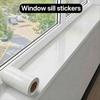 Plain Gloss Paste Wall Stickers White Color Self-adhesive Wallpaper  Furniture Renovation