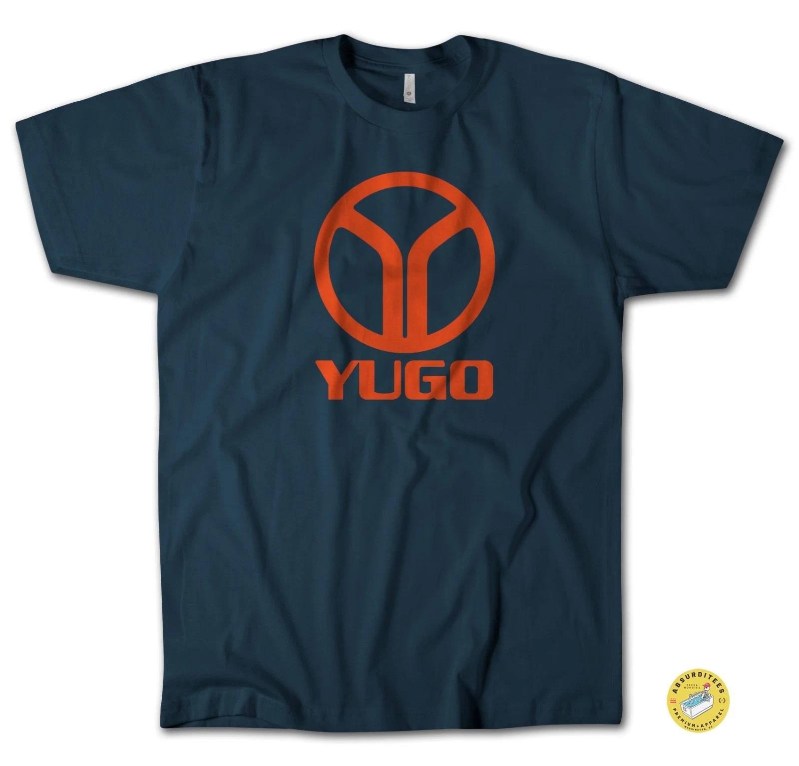 Retro Yugo Car T-Shirt | Vintage Yugoslav Auto Company Premium Cotton Tee L
