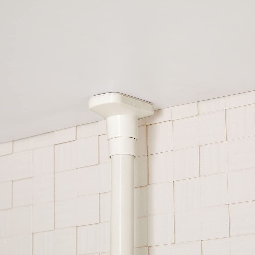 Bestco Washing Machine Rack, Tension Mount, Extendable, Waterproof Pan, Laundry Rack, Storage, Light Gray, NY-294