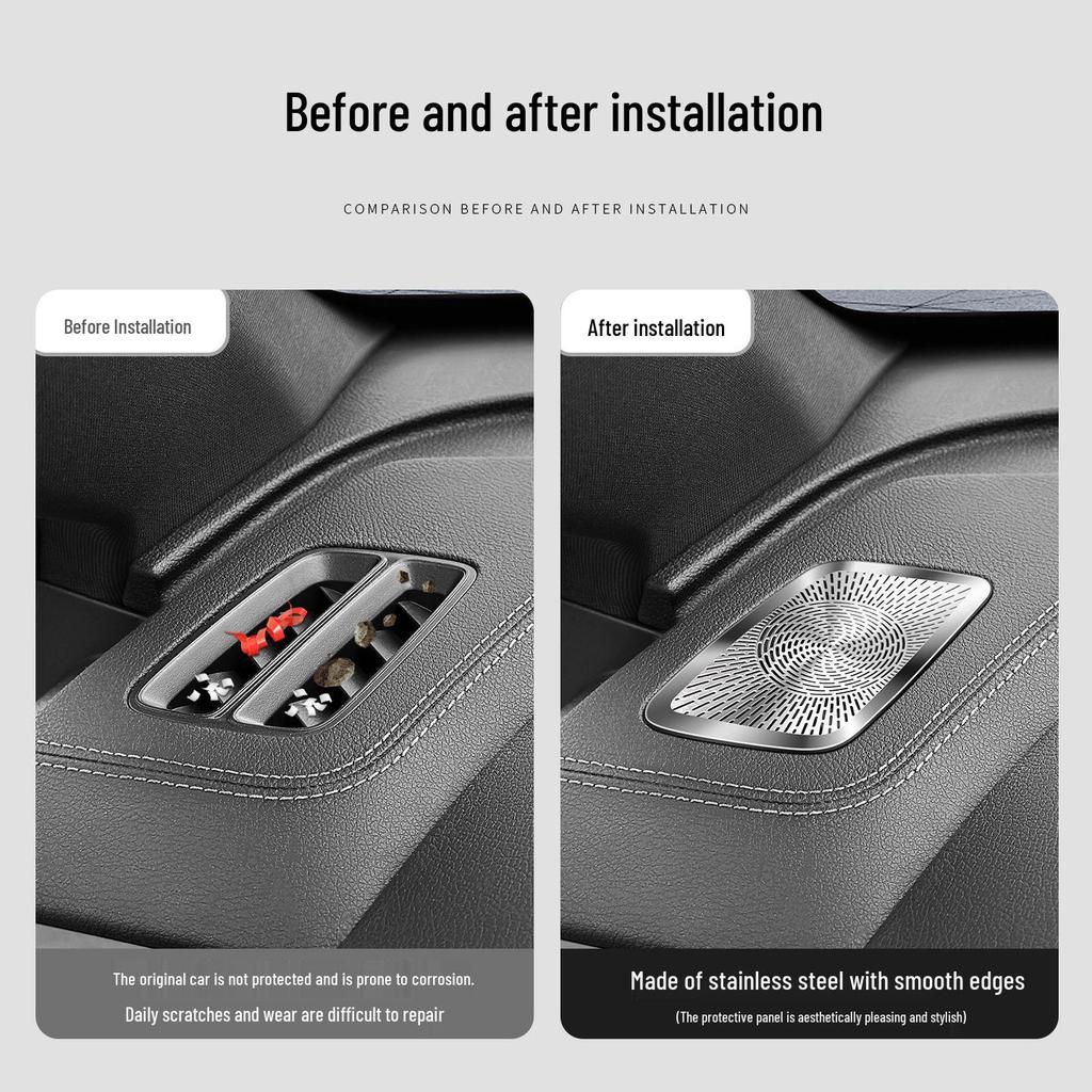 Dustproof Dashboard Side Air Vent Protector for BYD Tang dmi EV.