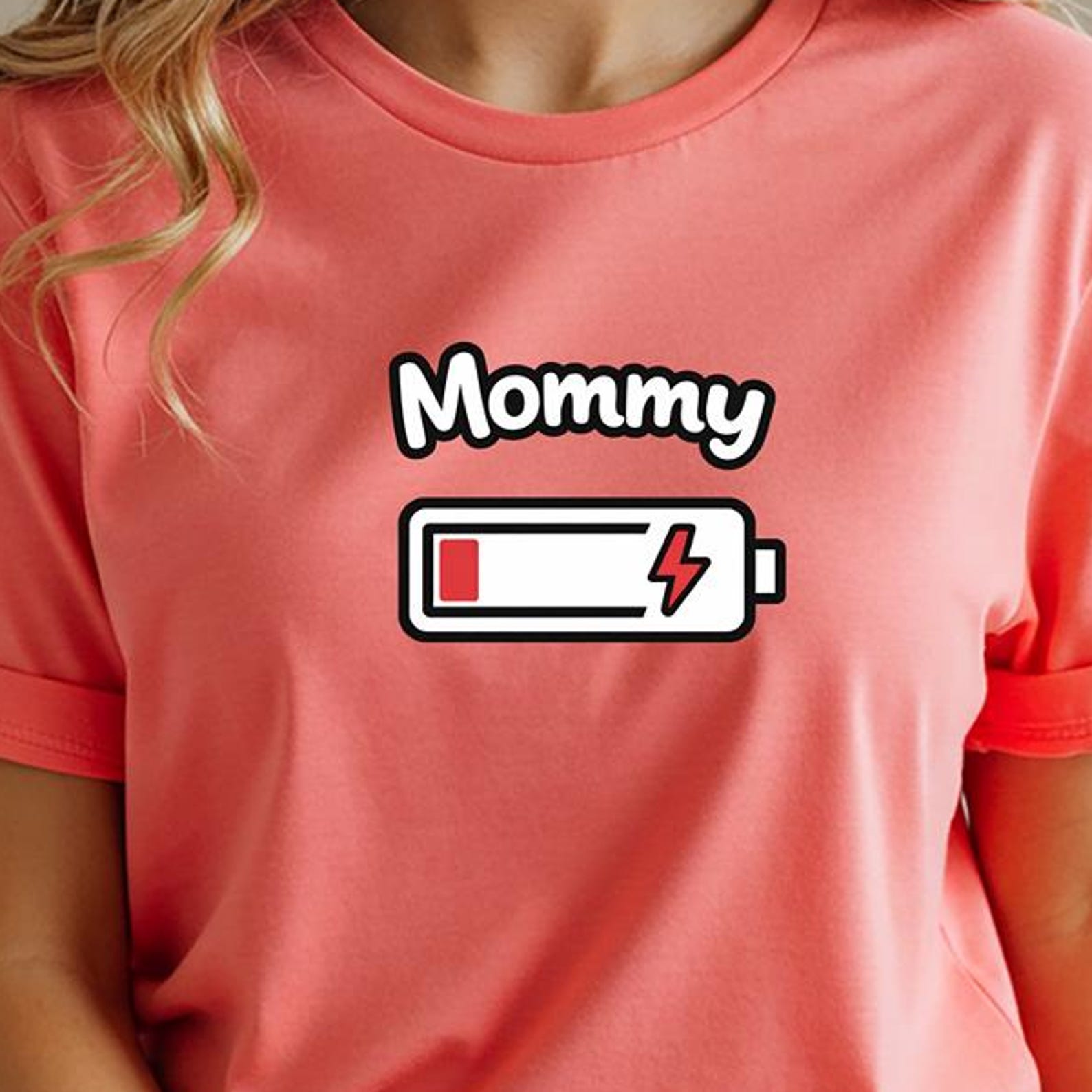 Family Matching Shirts Mommy Daddy Baby Set, Funny Battery Shirts, Parent Child Matching Outfits, Cute Family Gift Set M