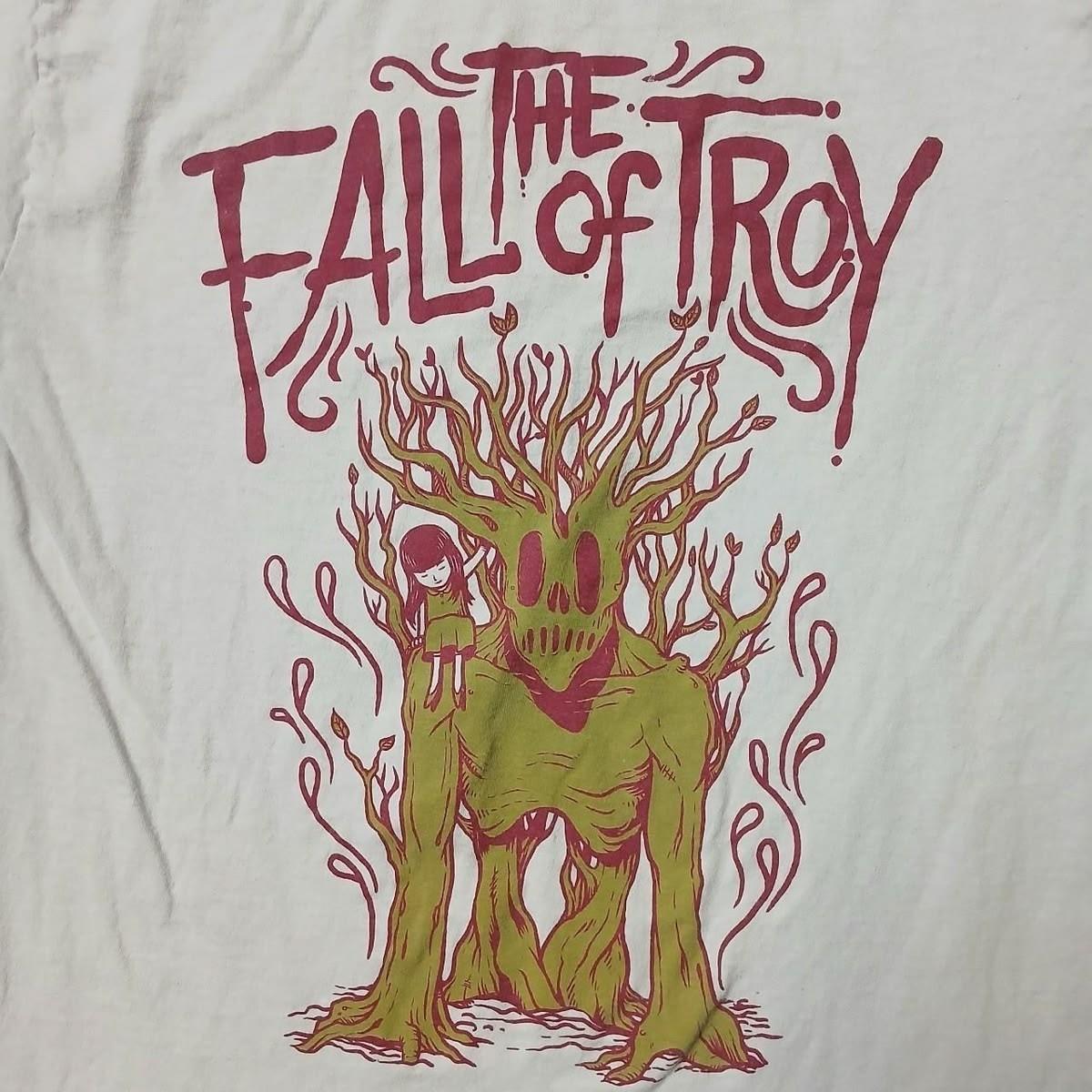 Vintage The Fall Of Troy band T-shirt with girl S-5XL NI516 XXL