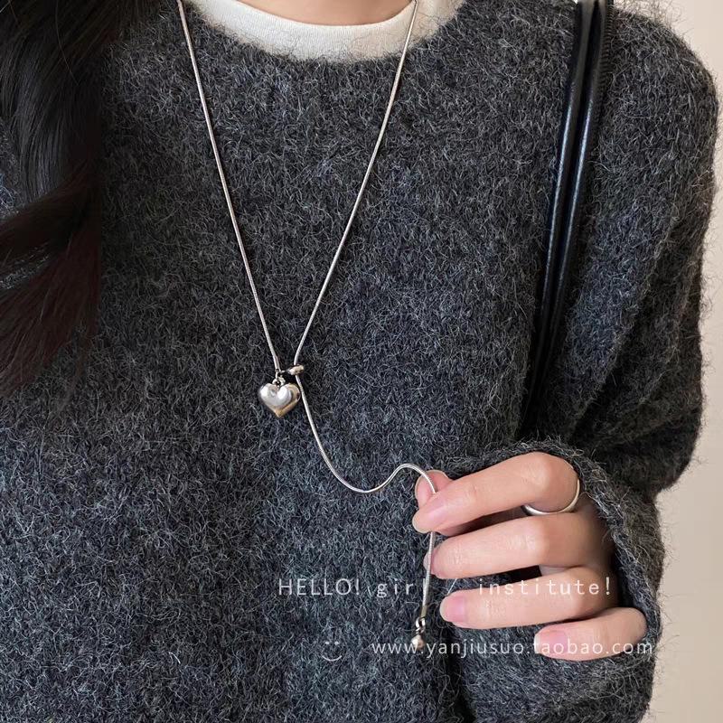 Retro Long Sweater Necklace for Women - Luxury Niche High-End Jewelry 2025 Collection
