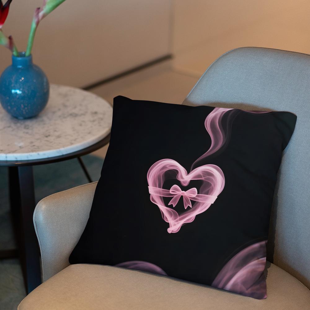 Dekoracja na Walentynki Poszewka na poduszkę 2 w 1 Dwustronna Pluszowa Poszewka na poduszkę | Samochód/Sofa/Łóżko | Idealny Prezent