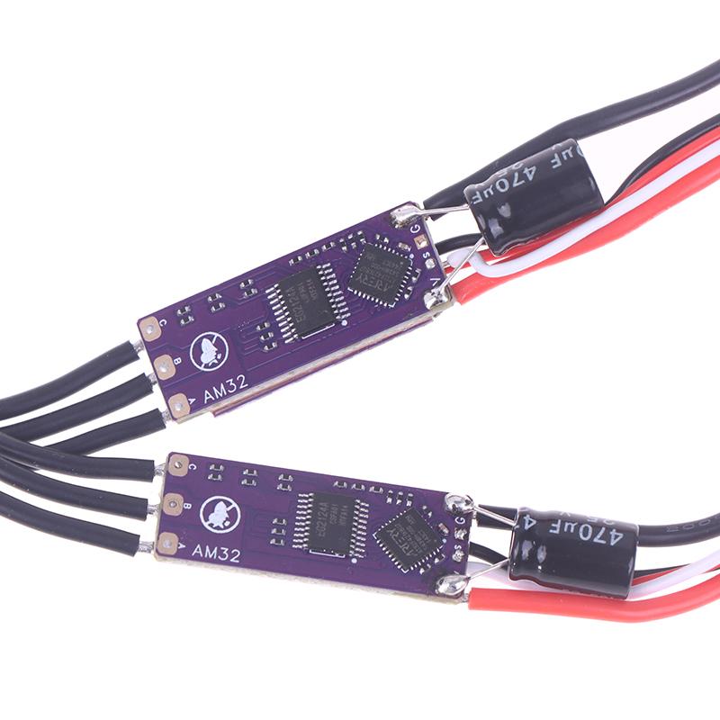 1Pcs Am32 32-Bit Esc 2-4S 30/40A Speed Controller With 5V2A Bec Module 35V 470Uf Capacitor For Rc Crawler Drone Brushless Motors