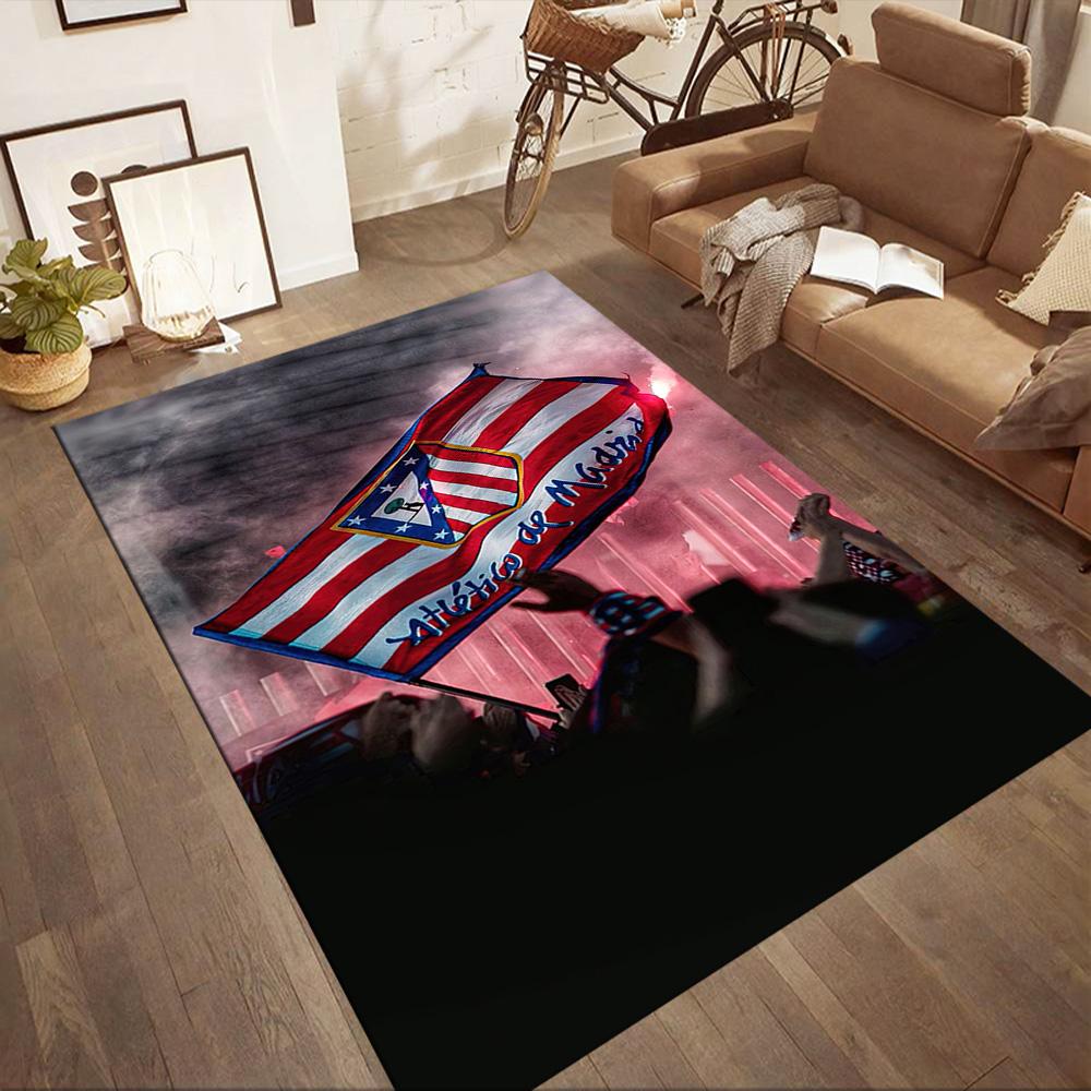 Atletico Madrid Floor Rug Office Rug Suitable For Living Rooms Entryway Outdoor Foyer Antislip Rug Decorate Offices Birthdaychristmas Gift