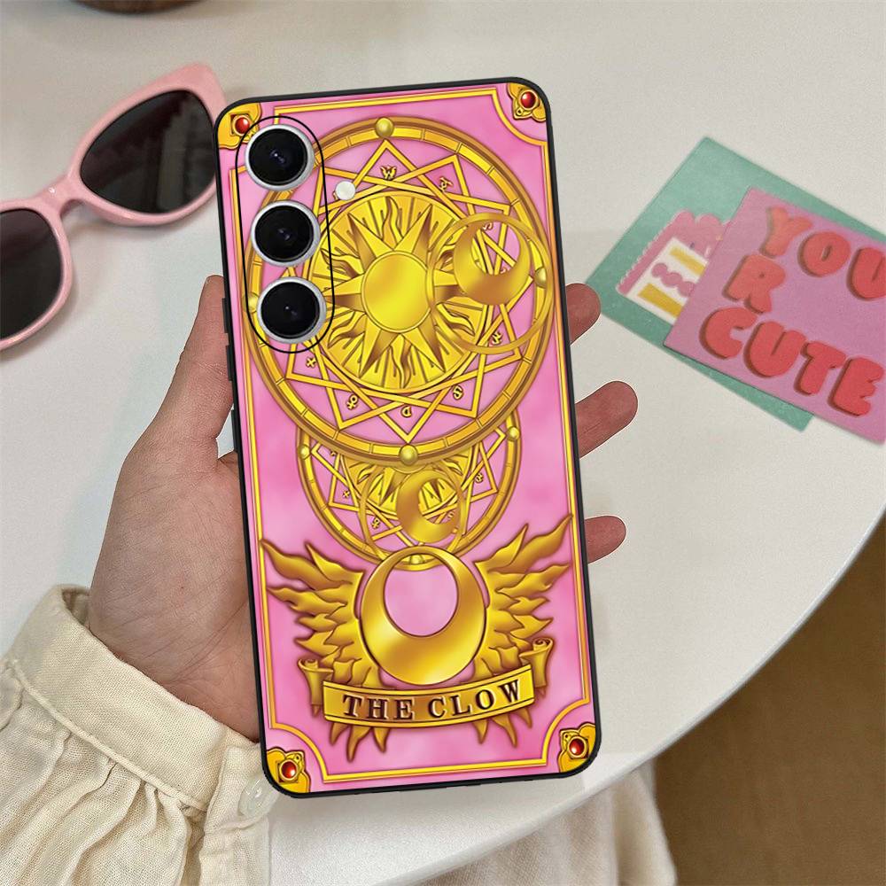 Anime C-CardcaptorS S-Sakura Phone Case For Samsung S 24 Fe 25 Ultra Plus 20 Lite 21 30 22 23 24 22 Ultra 5G Fundas