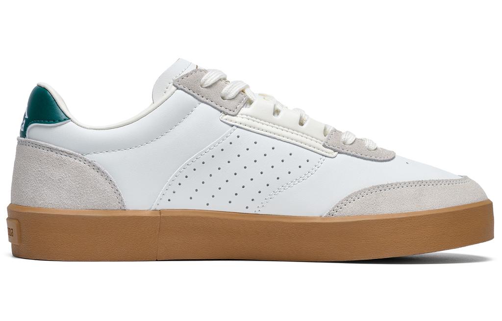 Men's Sneakers Kappa Back to Back Slip Resistant Abrasion Resistant Low top Skateboard Shoes Unisex White