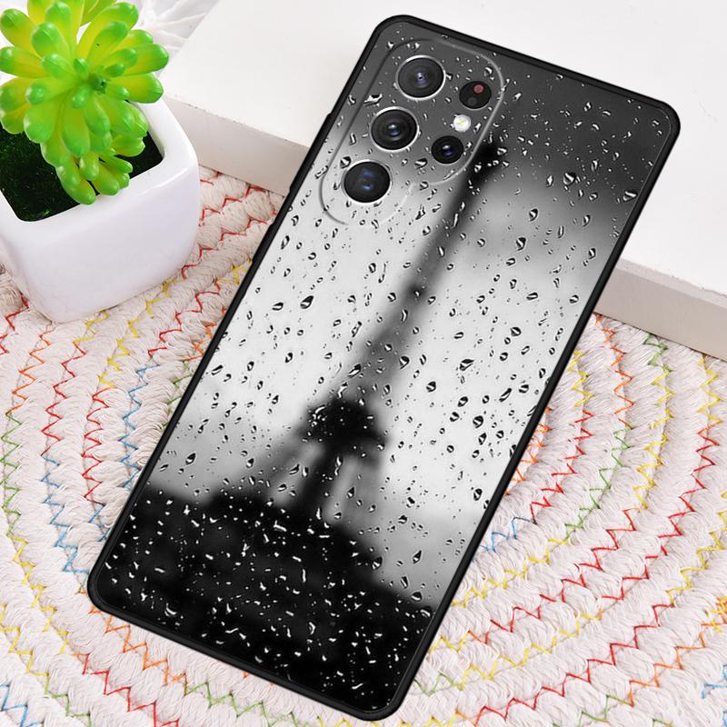 Love Paris Eiffel Tower France Silicone Phone Case For Samsung Galaxy Note 10 Pro S26 S25 S24 S23 S22 S21 Plus Ultra Capa Cover