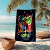 Christmas Gift Oscar Comedy Movie How the Grinch Stole Christmas Soft Beach Towel Outdoor Camping Vacation Swinging Beach Scarf Decorative Blanket B18