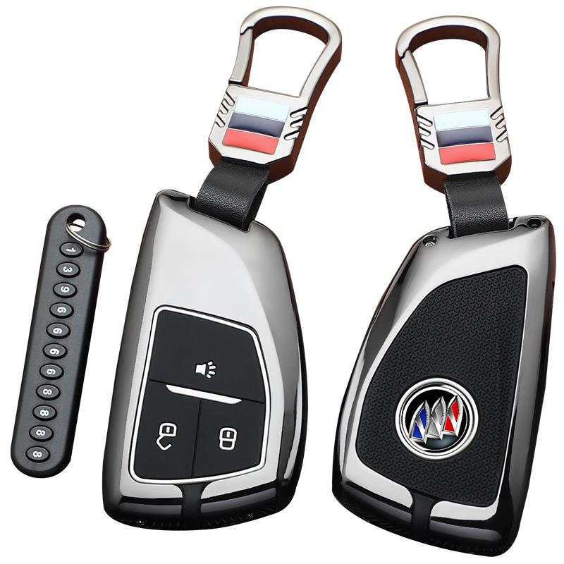 Buick Encore S Key Case: Fashionable Car Key Bag with Decorative Buckle.