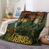1pc Lord of the Rings Flannel Blanket - Soft Warm Throw for Home, Office, TravelL1346