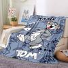 Custom 1pc Cartoon Characters Adventure Blanket, Soft And Comfortable Blanket, Casual Warm, Camping Travel Blanket, Birthday Gift Q913180